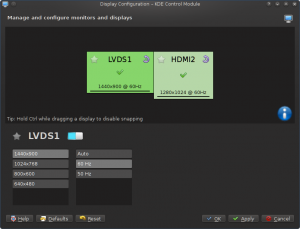 Display Configuration KCM