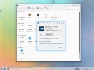 Fedora 20 running KDE Plasma 5