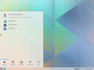 Fedora 20 running KDE Plasma 5
