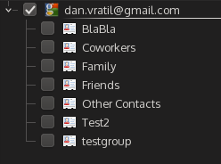 Google Contacts resource & contacts groups